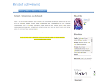 Tablet Screenshot of kristof-schwimmt.schwedter-sport.de